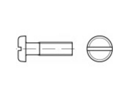Toolcraft 104547, Skru, Stål, Universell, Flat, Zink, M6