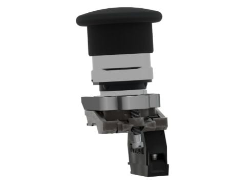 Schneider Electric XB4, Nappi, Musta, IP66, IK06, Luokka I, 122 g