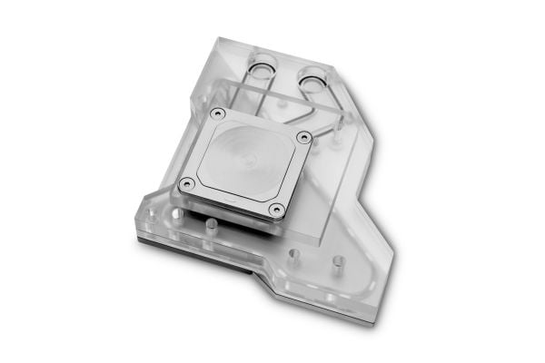 EK Water Blocks 3831109829318, Vannblokk, Akryl, Aluminium, Messing, Kopper, Sølv, Gjennomsiktig, 3-pin, Hovedkort, Gigabyte Aorus Z490