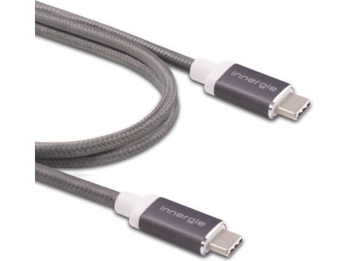 Innergie MagiCable, 1 m, USB C, USB C, USB 3.2 Gen 1 (3.1 Gen 1), Hanstik/Hanstik, Guld