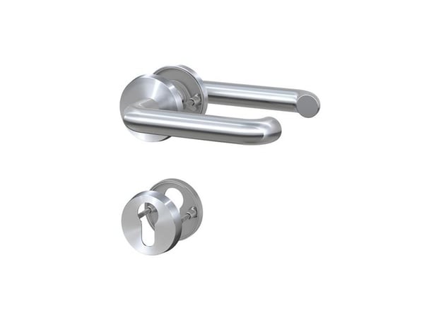 BASI 7306-2208, Håndtakssett for nøkkelbruk, Rustfritt stål, Rustfritt stål, Ambidekstriøs, DIN EN 1906:2010-09