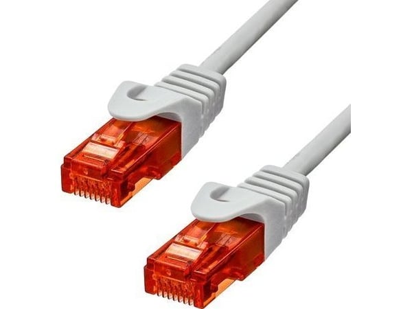 ProXtend - Koblingskabel - RJ-45 (hann) til RJ-45 (hann) - 1.5 m - 6 mm - UTP - CAT 6 - halogenfri, uten hindringer, flertrådet - grå
