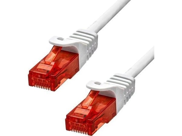 ProXtend 6UTP-15W, 15 m, Cat6, U/UTP (UTP), RJ-45, RJ-45, Hvit