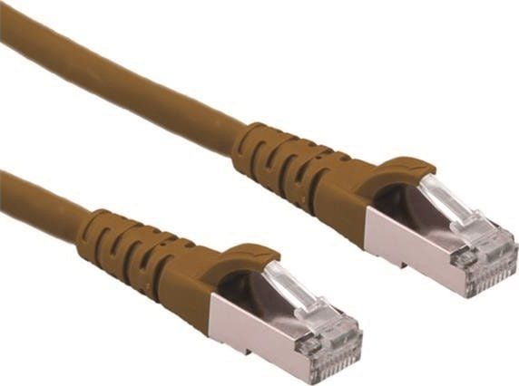 ROLINE 21152888, 15 m, Cat6a, S/FTP (S-STP), RJ-45, RJ-45, Brun