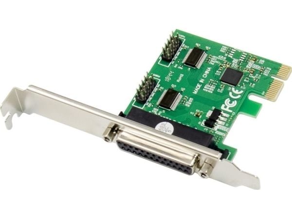 ProXtend PX-SP-55011, PlayStation Network, Parallell, RS-232, Full høyde/lav profil, PCIe 2.0, Sølv, Grønn, PC