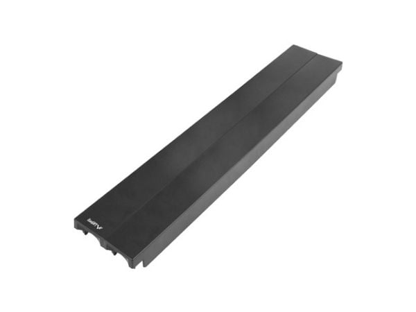 Lanberg - Rackblankingspanel - RAL 9004, svart - 2U - 19"