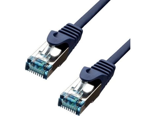 ProXtend - Koblingskabel - RJ-45 (hann) til RJ-45 (hann) - 75 cm - 6 mm - S/FTP - CAT 6a - IEEE 802.3at - halogenfri, formstøpt, uten hindringer, f...