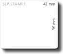 Seiko Instruments SLP-STAMP1 - Permanet adhesiv - hvit - 36 x 42 mm 970 etikett(er) (2 rull(er) x 485) merkelapper