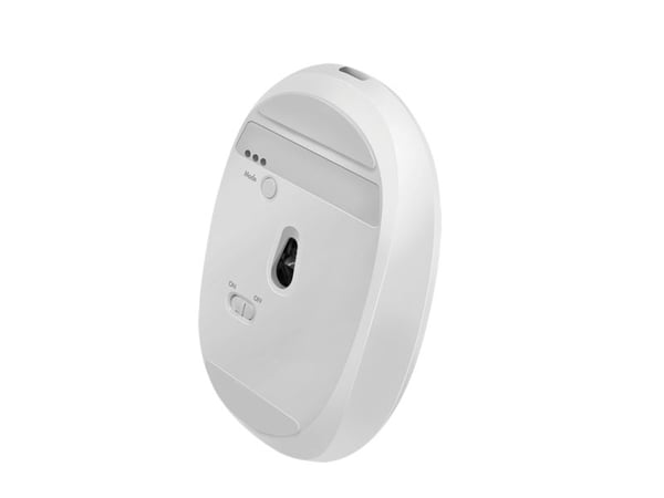 LogiLink ID0205, Ambidekstriøs, RF trådløs + Bluetooth, 1600 DPI, Hvit