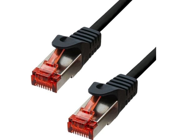ProXtend 6FUTP-15B, 15 m, Cat6, F/UTP (FTP), RJ-45, RJ-45, Sort