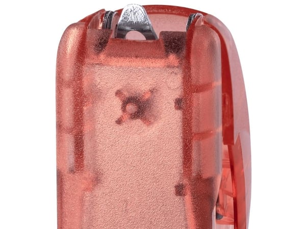 Rapid F4, 10 ark, Koral, Standard klemform, 24/6, 26/6, ABS, Metall, 3 cm