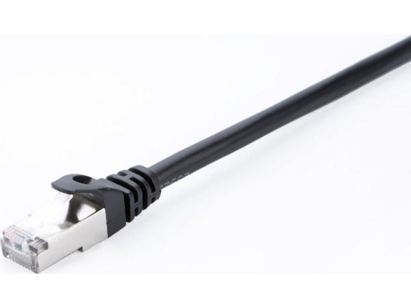 V7 - Koblingskabel - RJ-45 (hann) til RJ-45 (hann) - 5 m - STP - CAT 6 - formstøpt, uten hindringer - svart