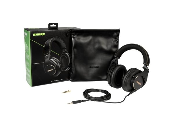 Shure SRH840A - Hodetelefoner - full størrelse - kablet - 3,5 mm jakk - lydisolerende