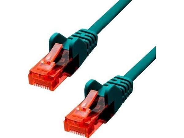 ProXtend - Koblingskabel - RJ-45 (hann) til RJ-45 (hann) - 10 m - 5 mm - UTP - CAT 6 - IEEE 802.3af - med støvel, uten hindringer, flertrådet - grønn