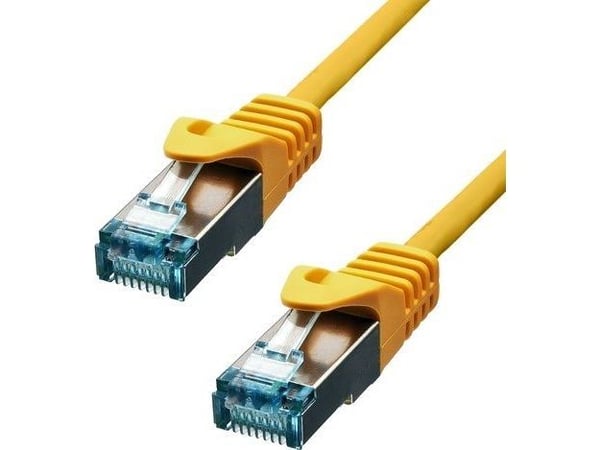 ProXtend - Koblingskabel - RJ-45 (hann) til RJ-45 (hann) - 75 cm - 6 mm - S/FTP - CAT 6a - IEEE 802.3at - halogenfri, formstøpt, uten hindringer, f...