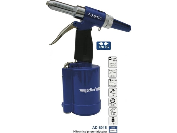 ADLER pneumatisk nagle-/nittemaskin