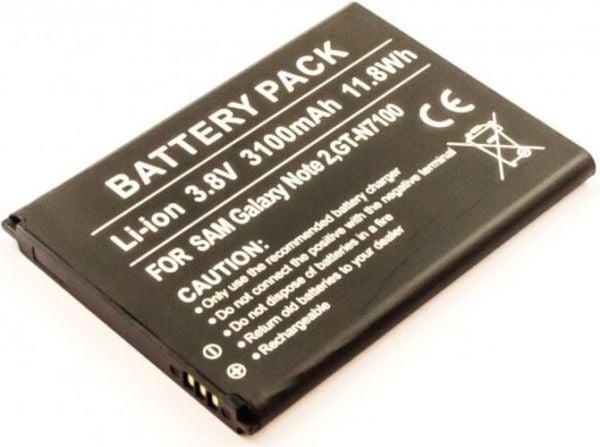 CoreParts MSPP4112, Batteri, Svart, 3,8 V, CE, 100 mm, 162 mm