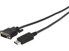 Fujitsu - DisplayPort-kabel - DisplayPort (hann) til DVI (hunn) - 40 cm - svart - for Celsius J550; ESPRIMO D7010, D7011, D9010, D9011, G9010, P558...