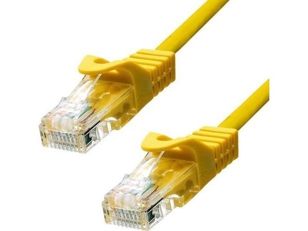 ProXtend 5UTP-015Y, 1,5 m, Cat5e, U/UTP (UTP), RJ-45, RJ-45, Gult