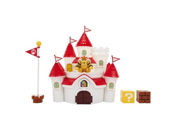 JAKKS Pacific Nintendo Deluxe Mushroom Kingdom Castle, Linna, 3 vuosi/vuosia, Monivärinen, Muovi