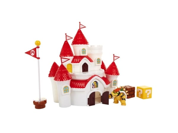 Nintendo Deluxe Mushroom Kingdom Castle, Slott, 3 år, Flerfarget, Plast