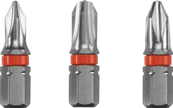 kwb Industrial Steel Standard Handy Bit Box, 12 stykker, Hex (metrisk), Philips, Pozidriv, Spor/slot, PH 1, PH 2, PH 3, PZ 1, PZ 2, 3,5 mm, 4,5,6 mm