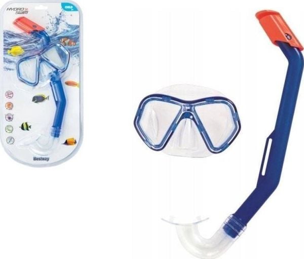Bestway snorkelsett Maske+Rør Blå 24023