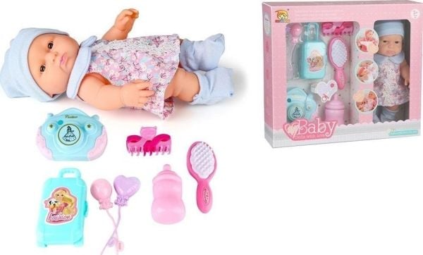 Trifox docka baby med tillbehör