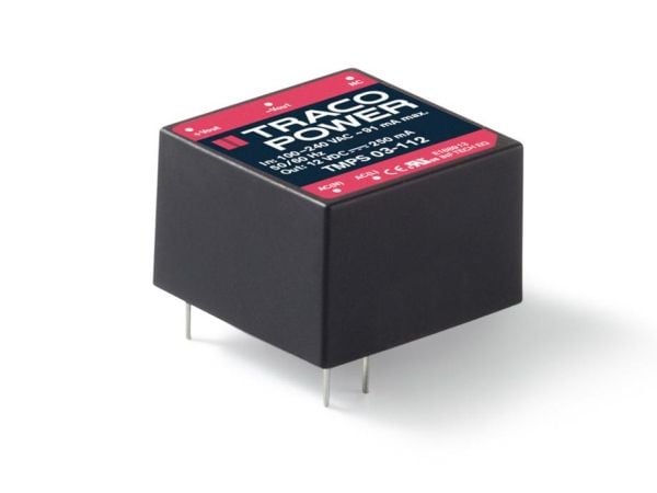 TracoPower AC/DC-strømforsyning for utskrift TMPS 03-112 12 V/DC 250 mA 3 W (TMPS 03-112)