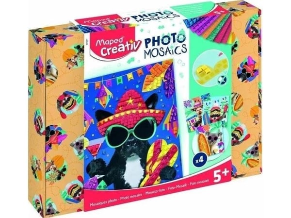Cx Distribution CREATIV fotomosaikk - dyr på reise. 907051