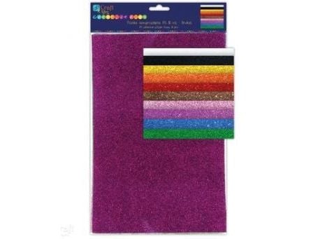 DP Craft Selvklebende glitterskum A4 10 stk (KSPI-004)