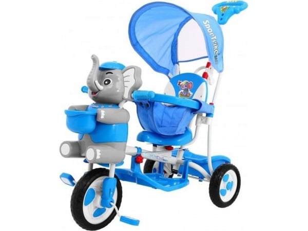 SporTrike trehjulssykkel Lykkelig elefant Blå
