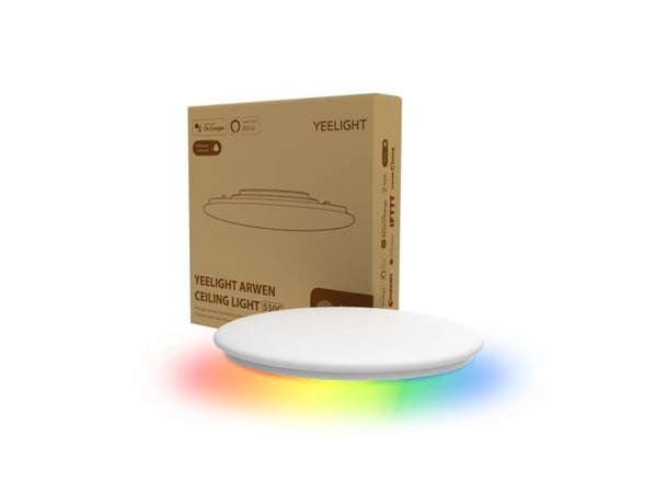 Yeelight Arwen C series 550C - Taklampe - LED - 50 W - klasse F - varm til kjølig hvitt lys - 2700-6500 K - sirkulær - hvit