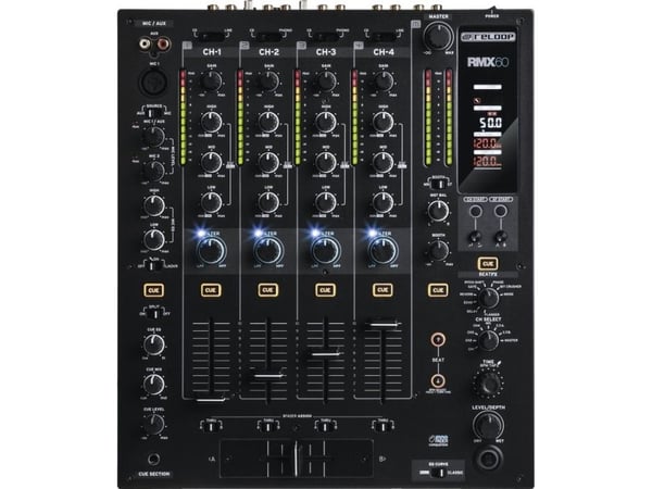 Reloop RMX-60, 5 kanaler, Sort