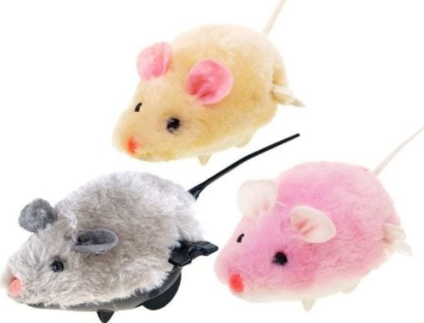 Jokomisiada Wind-up MOUSE for et barn og en katt, mus ZA0838