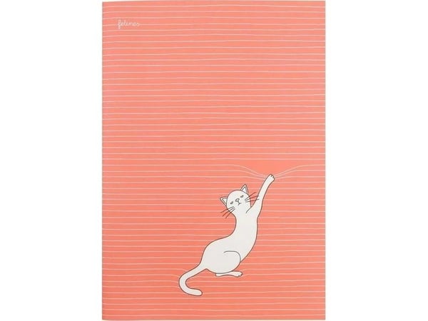 Santoro stort block - Asking Fur Trouble (Bold Orange)