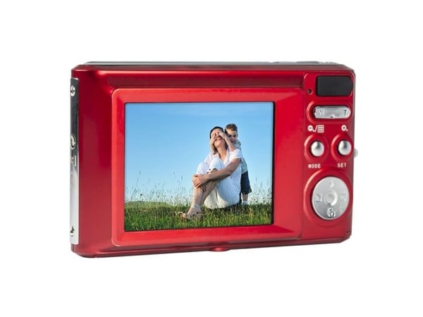 AgfaPhoto Realishot DC5200, 21 MP, 5616 x 3744 pikseliä, CMOS, HD, 89 g, Punainen
