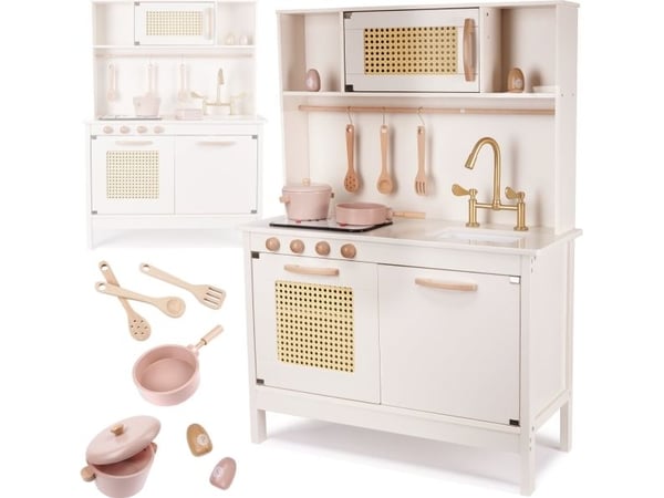 Kontext retro MDF puinen keittiö BOHO tarvikkeilla