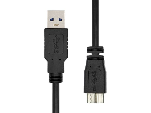 ProXtend - USB-kabel - USB-type A (hann) til Micro-USB Type B (hann) - USB 3.2 Gen 1 - 50 cm - USB Power Delivery (10W) - svart