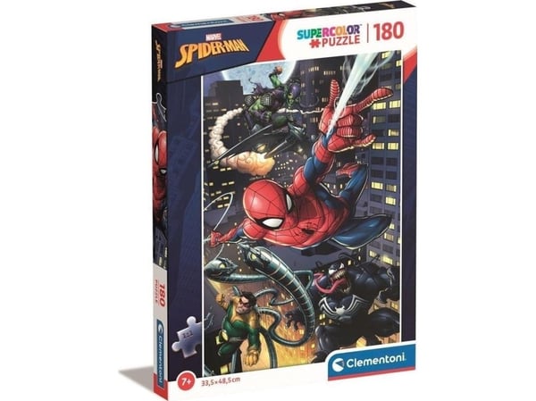 Clementoni Marvel spiderman, 180 stykker, Komikk, 7 år