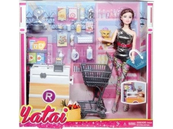 Ruotsalainen nukke supermarketissa