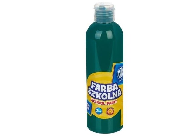 Skolemaling natur tempera Astra 250 ml mørkegrønn