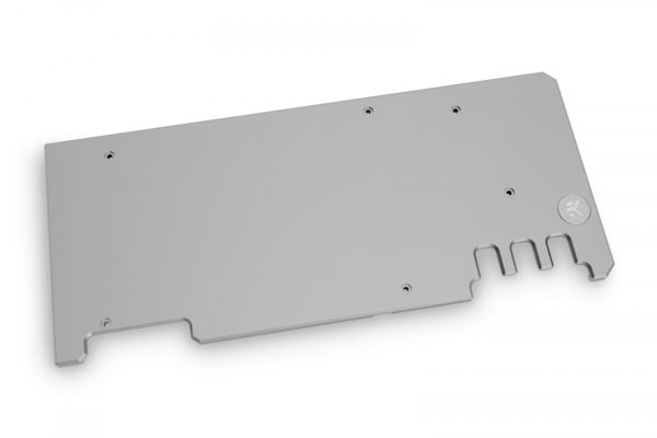EK Water Blocks 3831109833056, Bakre platta, Gjuten aluminium, Nickel, 1/4"