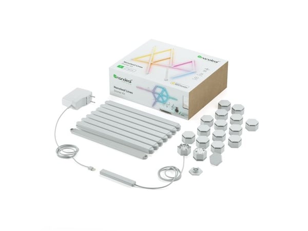 Nanoleaf Lines Starter Kit, Muu, Valkoinen, IP20, RGB, 6500 K, 1200 K