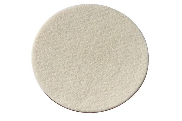 Metabo 624964000, Poleringsskive, Fleece, Velcro mappe, 13 cm, Hvit, 13 cm, 5 mm
