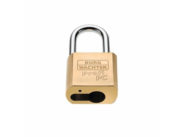 BURG-WÄCHTER 116 PC 50 Niro, Nøkkellås, Messing, Messing, Rustfritt stål, U-formet, 5,13 cm