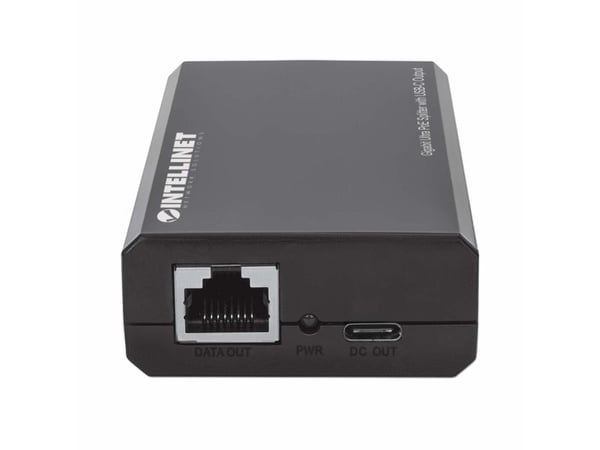 Intellinet 561693, IEEE 802.3, IEEE 802.3ab, IEEE 802.3af, IEEE 802.3at, IEEE 802.3bt, IEEE 802.3u, 10/100/1000Base-T(X), Cat5e, Sort, Plast, 0 - 4...
