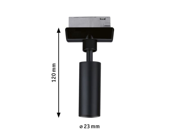 Paulmann 96914, Sort, Metall, Plast, II, Loft, Vekselstrøm, 50 W