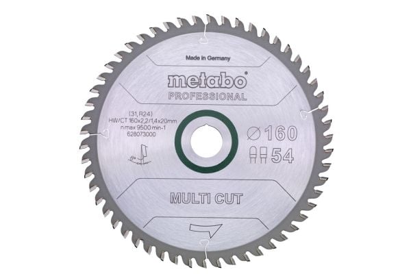 Metabo 628070000, Aluminium, Messing, Sponplate, Kopper, Løvtre, MDF, Plast, Kryssfiner, 15,2 cm, 2 cm, 1,6 mm, 2,4 mm, Ks 0852 S