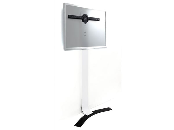 ERARD STANDiT PRO - Monteringssett (veggmontering, gulvmonteringssokkel) - for flatpanel - stål, elastomer - epoksysvart, hvit epoksy - skjermstørr...